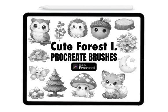Download Cute Forest Procreate Brushes - Cute Collection