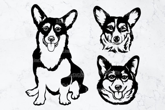 Download Corgi Svg Silhouette Outline Clipart - Premium Resources