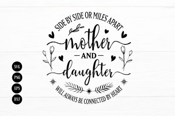 Download Mother and Daughter Connected by Heart - Heart Collection