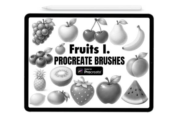 Download Cute Fruits Procreate Brushes - Cute Collection